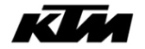Schwarz Weiß Logo KTM
